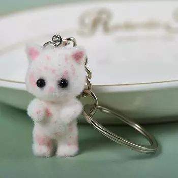 1 шт. 3D мультяшный брелок для ключей с изображением кота, брелок для ключей с изображением кота, брелки для ключей с изображением животных, сувенирные подарки для женщин и мужчин, автомобильные ключи, ювелирные изделия своими руками
