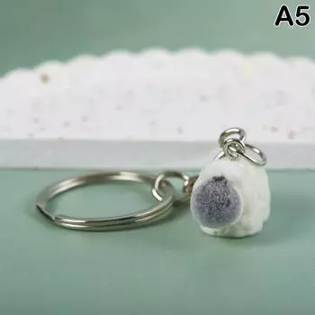 1 шт. 3D мультяшный пингвин сова брелок сова брелок животные брелки сувенирные подарки для женщин мужчин автомобильные ключи ювелирные изделия своими руками as the picture