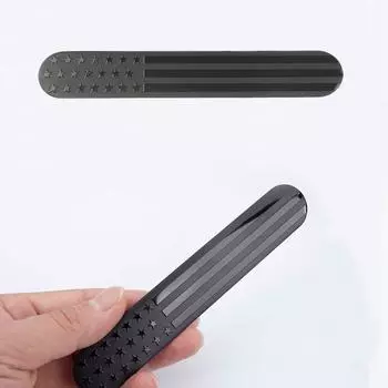 1 шт. 3D наклейка на кузов автомобиля, значок, наклейка, декоративная металлическая наклейка на флаг автомобиля внедорожника, универсальная наклейка с американским флагом для автомобиля грузовика, металлическая наклейка чёрный