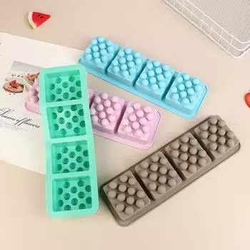 1 шт. 3D силиконовая форма для мыла, массажная форма, инструмент для изготовления мыла для массажной терапии, овальная форма для мыла в спа, аксессуары для поделок зелёный