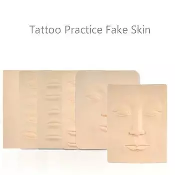 1 шт. 3D силиконовый перманентный макияж для татуажа, обучающая практика, искусственная кожа, пустой глаз, губы, лицо для микроблейдинга, тату-машинка для начинающих Eye