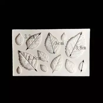 1 шт. 3D Sugarcraft смоляная глина самодельная форма для выпечки дерево кленовый лист силиконовая помадка инструменты для украшения торта шоколадная форма для выпечки розовый