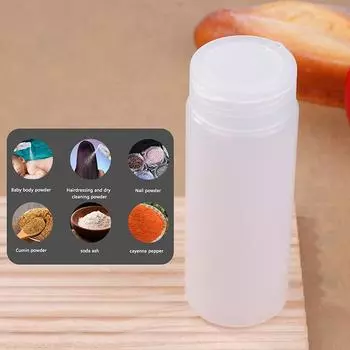 1 шт. 400 г откидная крышка флакон для талька многоразовый дозатор косметической пудры пластиковый контейнер для пудры пустые горшки бутылки 16.3*6cm