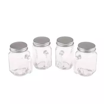 1 шт., 40 мл, мини-банка для варенья, меда, портативная герметичная бутылка для кофе, молока, сока с крышкой, домашний вечерние бар, водка, спиртные напитки, рюмка