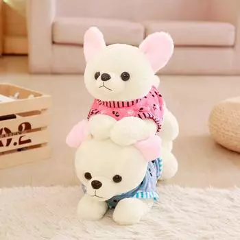 1 шт. 40 см милая лежащая собака в одежде мягкая плюшевая игрушка Kawaii Kids Love Animal милая плюшевая собака синий