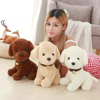 1 шт. 40 см милая плюшевая игрушка собака мягкая кукла животное дети ребенок кавайная игрушка дети щенок собака Birthda