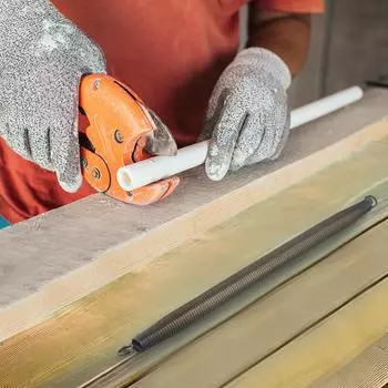 1 шт. 420 мм Длина 4-точечный ПВХ трубогиб проволочный трубогиб ручной инструмент кривая загар пружина детали для улучшения дома 16MM