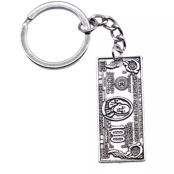 1 шт., 42x18 мм, подвески в долларах США, милый брелок в подарок для гостей