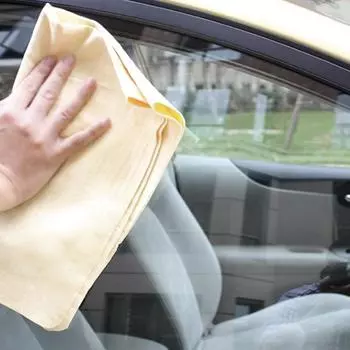 1 шт. 44x33 см впитывающие полотенца из оленьей кожи, замшевое полотенце для автомобиля, кухни, чистки и сушки