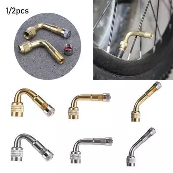 1 шт., 45/90/135 градусов, латунный стержень клапана пневматической шины с удлинителем для автомобиля, грузовика, мотоцикла 11