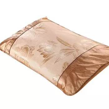 1 шт. 48x74 см прохладный ледяной шелк дышащая наволочка летняя полиэстеровое волокно моющееся постельное белье удобная наволочка для дома золотой