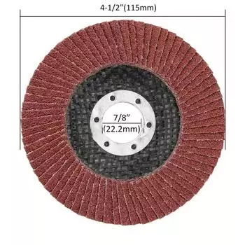 1 шт. 4,5-дюймовые абразивные диски Benchmark Premium высокой плотности Jumbo Type Flap для шлифования материала и удаления ржавчины, финишной шлифовки