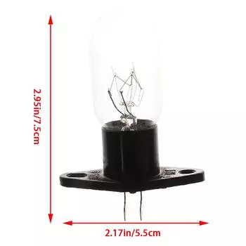 1 шт. 4,8 мм розетка с изогнутой ножкой 220 В 15-20 Вт лампа для микроволновой печи с держателем