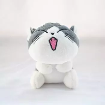 1 шт., 4 дизайна, около 10 см, плюшевые куклы, игрушки, брелок для ключей, плюшевый кот для ребенка