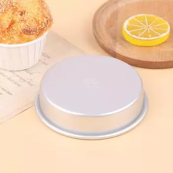 1 шт. 4-дюймовая круглая тарелка из алюминиевого сплава для выпечки тортов, духовка для выпечки, большая форма для торта и хлеба