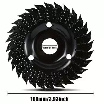 1 шт. 4-дюймовый шлифовальный круг по дереву, шлифовальный круг по дереву, абразивный диск для резьбы по дереву, шлифовки, резьбы