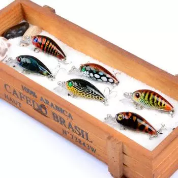 1 шт., 4 г, 4,5 см, жесткая рыболовная приманка, 10 #, крючок, приманка, глубина погружения, 0,1-0,3 м, воблеры для рыбалки на озере, реке, приманки для ловли карпа