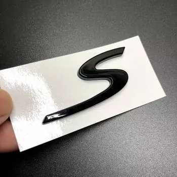 1 шт. 4 S Turbo 4S эмблема автомобиля задняя крышка багажника загрузки гоночная наклейка значок для 911 S чёрный