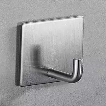 1 шт./4 шт. клейкие крючки, сверхмощная наклейка на стену, дверь для полотенец, водонепроницаемые держатели из нержавеющей стали для подвешивания одежды, крючок для ванной комнаты, дом 1pcs