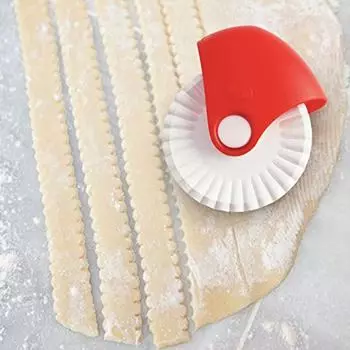 1 шт/4 шт кухонное колесо для резки пасты роликовый резак для пиццы инструмент для выпечки ручной резак для пасты с поворотным колесом twisted pattern-1PC