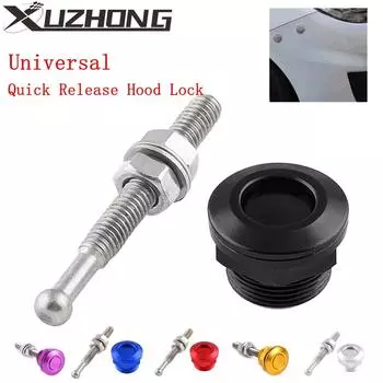 1 шт/4 шт универсальная 22 мм автомобильная кнопка капота штифт фиксатор зажим комплект быстросъемная защелка капот двигателя автомобильные аксессуары HL-1001 серебряный