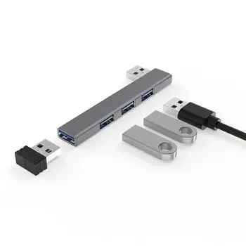 1 шт. 4 в 1 USB C док-станции для ноутбука алюминиевый сплав быстрое рассеивание тепла USB Type C концентратор док-станция аксессуары для ноутбука