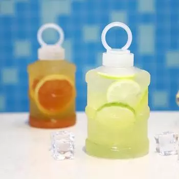 1 шт 500/700 мл пищевой пластиковый утолщенный ведро маленький зажим канцелярские принадлежности ведро для молока чай соленья на вынос ведро чашка 500ml