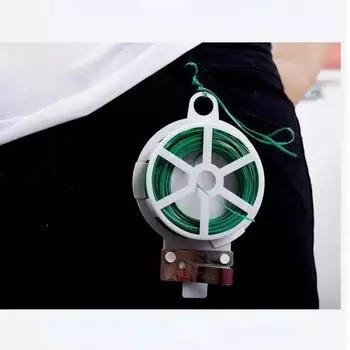 1 шт. 50/100 м нейлоновая силовая проволока петля лента цветочная кабельная стяжка проволока многофункциональные ремешки крепеж многоразовые садовые кабельные стяжки опоры 50M