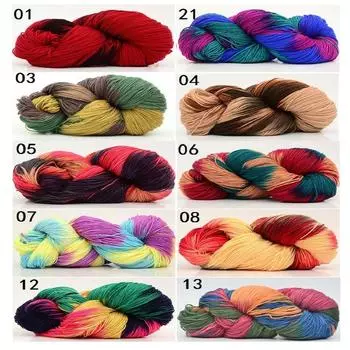 1 шт./50 г гладкая акриловая хлопковая натуральная шерстяная пряжа для ручного вязания шарик из детской шерсти для рукоделия style 1