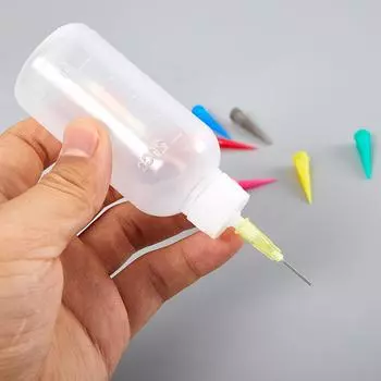 1 шт. 50 мл бутылки для джема с 7 насадками для многоцелевого использования, инструменты для джема, инструменты для рисования