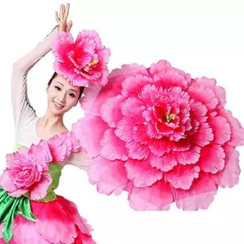 1 шт. 50 см Ретро китайский зонтик с цветком пиона для детей реквизит для танцевальных выступлений свадебное украшение зелёный