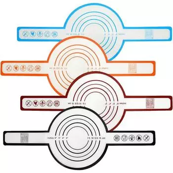 1 шт. 53x21x0,04 см/20,9x8,3 дюйма силиконовый коврик для хлеба, термостойкий слинг для выпечки хлеба с длинной ручкой, силиконовый коврик для выпечки 53x21cm