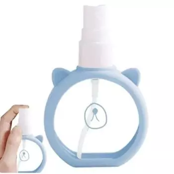 1 шт., 55 мл, флакон с распылителем для духов, флакон для макияжа с мультяшным медведем, милый флакон с распылителем