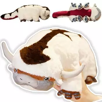 1 шт. 55 см игровая аниме-кукла Appa Cow плюшевая игрушка Fly Sky Cattle Bull куклы подарок на день рождения для мальчика на день рождения домашний декор игровая комната about 55cm