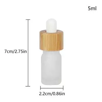 1 шт. 5-100 мл стеклянная бутылка-капельница Frost Glass пустая косметическая упаковка контейнер флаконы флаконы для эфирных масел 5ml