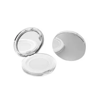 1 шт. 5 г портативная ультратонкая пластиковая пудреница рассыпчатая банка для макияжа дорожная баночка сито контейнер с зеркалом