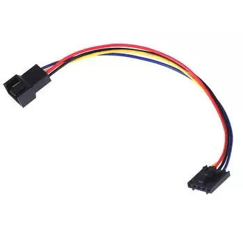 1 шт. 5-контактный разъем для вентилятора, адаптер-конвертер, удлинительный кабель, провод для ноутбука
