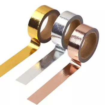 1 шт. 5 м золотой тиснёный скотч васи декоративный клейкий скотч маскирующий скрапбукинг канцелярский скотч канцелярские наклейки фотодневник