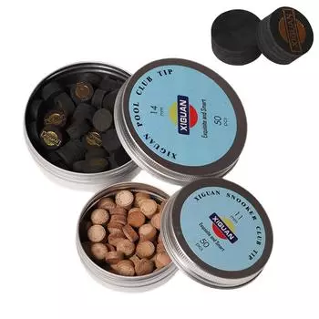 1 шт/5 шт 11/14 мм многослойный нейтральный наконечник для кия из свиной кожи нескользящий высокоэластичный аксессуары для снукера 11MM 1PC