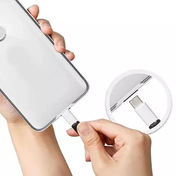 1 шт./5 шт. Micro USB Female to Type C Male адаптер мобильный телефон Android конвертер Micro-B to USB-C кабель передачи данных разъем