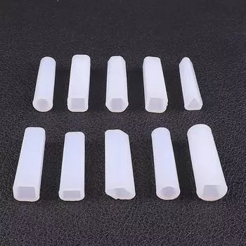 1 шт. 5 см длинный квадратный прямоугольник треугольник смешанная форма силиконовая форма для смолы DIY глина эпоксидная смола формы для литья инструменты для ювелирных изделий 5x1.5cm style1