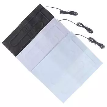 1 шт 5 В носки с подогревом через USB перчатки подушечки из углеродного волокна электрические зимние теплые чёрный