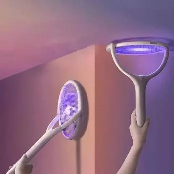 1 шт. 5 в 1 быстрая зарядка ракетка убивает мух безопасная изолированная лампа на батарейках ABS регулируемая электрическая мухобойка для комаров