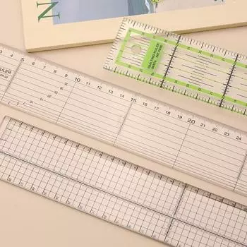 1 шт. 5x30 см профессиональная акриловая швейная линейка для рисования и измерения линейка для резки ткани DIY швейный инструмент аксессуары