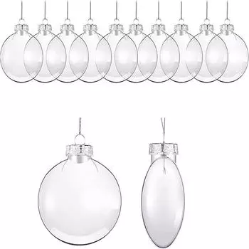 1 шт 60/80/100 мм прозрачный пластиковый елочный шар украшения веселое рождественское украшение своими руками покрашенная рождественская елка подвеска