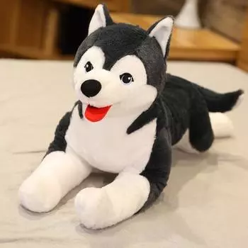 1 шт. 68 см Kawaii Husky мягкие плюшевые куклы для собак мягкие игрушки детские игрушки моделирование хаски рождественские подарки на день рождения Brinquedos 68cm