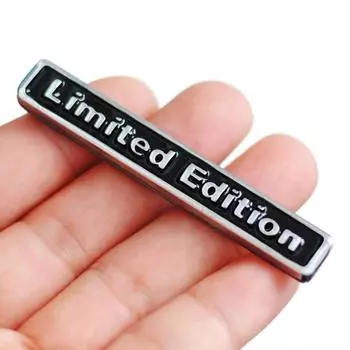 1 шт. 6,5*1 см металлические ограниченной серии Fender значок багажника эмблема гоночный внедорожник спортивные наклейки на кузов автомобиля наклейка для всех автомобилей чёрный