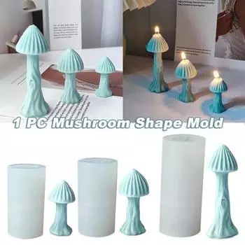 1 шт. 6/7,8/10 см форма в форме гриба 3D грибная смола силиконовая форма для DIY гипсовая форма для выпечки желе помадка декоры