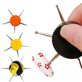 1 шт. 6 головок для дизайна ногтей, диск для дизайна ногтей, ручка для рисования стразами, дрель для ногтей, ручки для маникюра своими руками, аксессуары чёрный