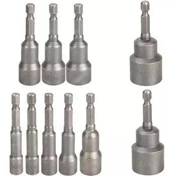 1 шт. 6 мм-19 мм шестигранная насадка с магнитной гайкой, отвертка, сверло, адаптер, инструмент 6